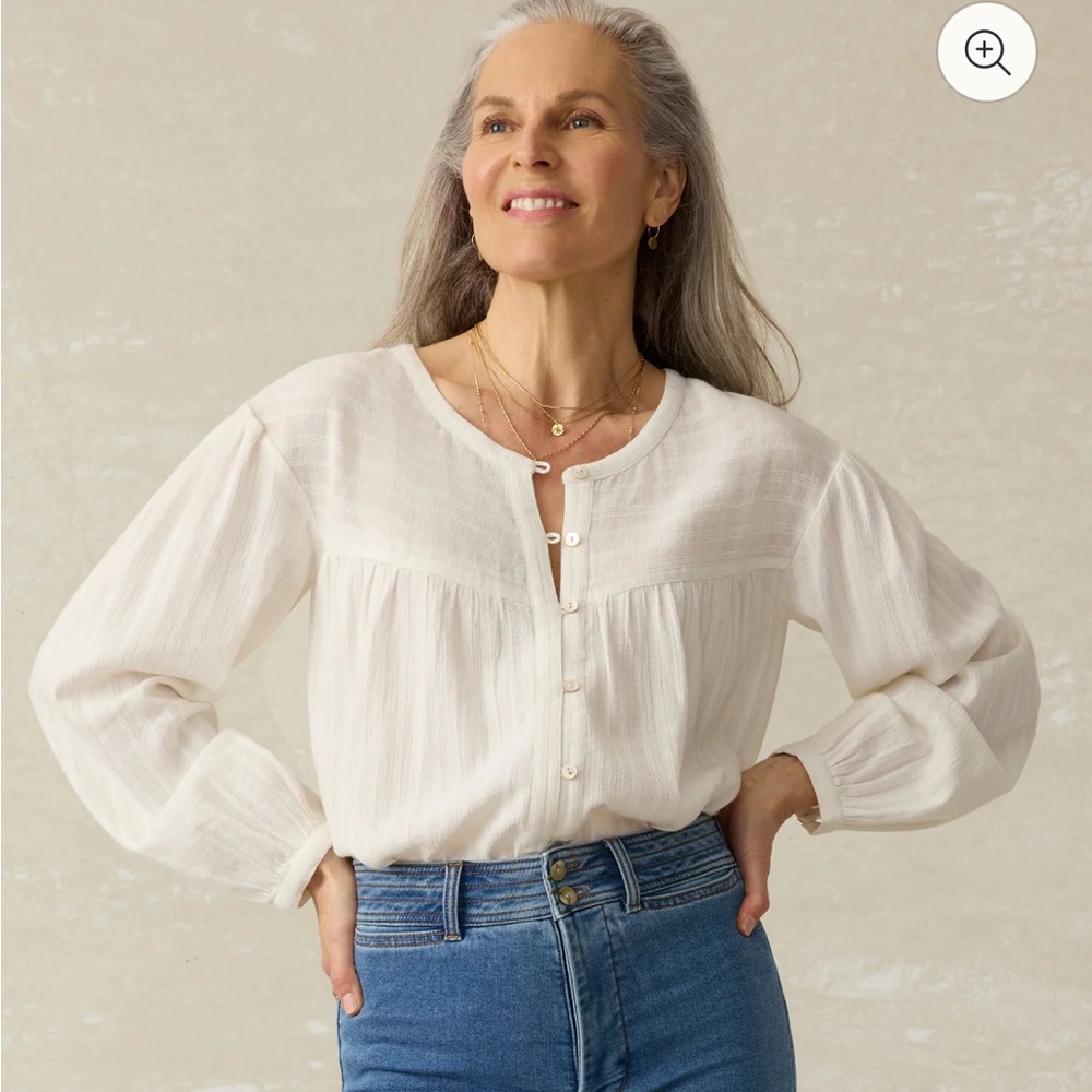 Faherty Lena Blouse